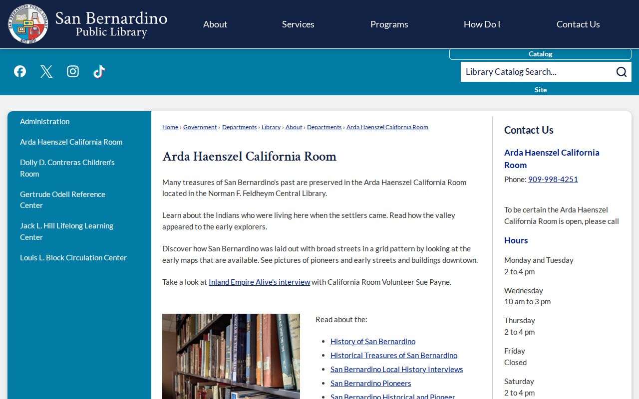 Apple Valley people search historical directories at the California Room